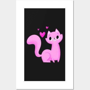 Pink Kitten Posters and Art